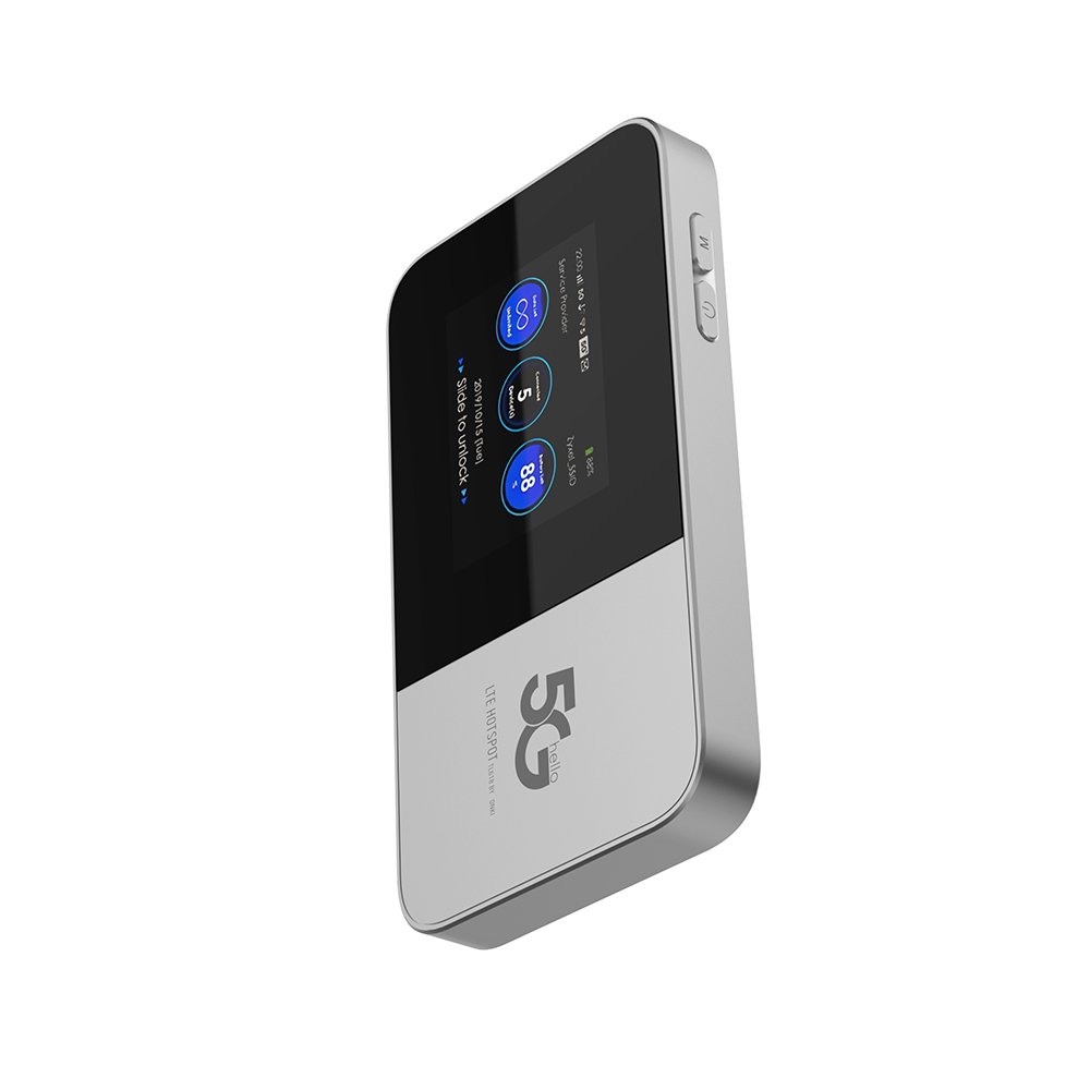 WIFI6 5G MIFIs AX1800Mbps Portable portable 5G WIFI router with 5G NR SA/NSA